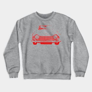 Triumph TR4A 1960s British classic car monoblock red Crewneck Sweatshirt